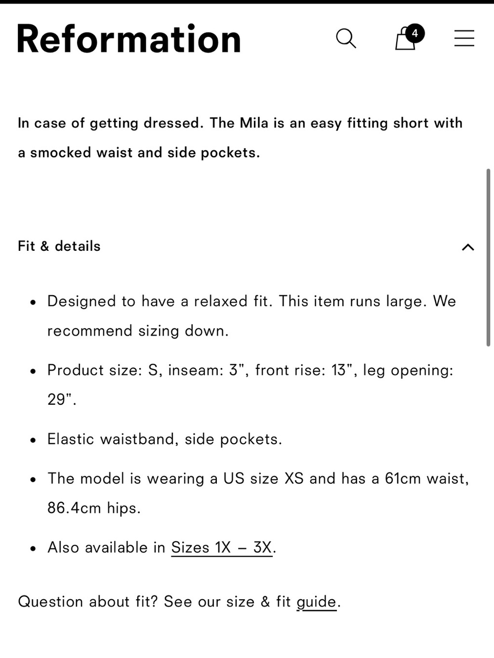 Mila Linen Short - Size Small - Picture 5 of 11